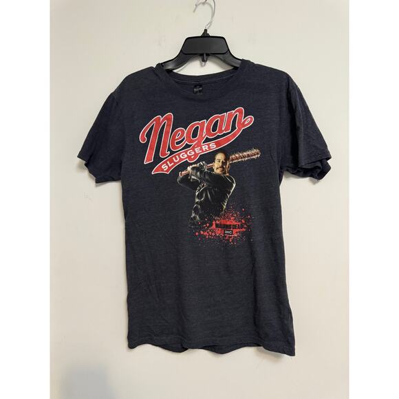 The Walking Dead Negan Sluggers Lootcrate T-Shirt Medium Charcoal Gray AFC - Picture 1 of 5